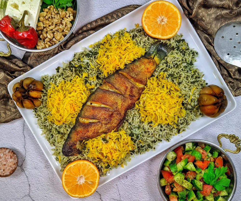 طرز-تهیه-شوید-پلو-با-ماهی-به-دو-روش-مختلف-1 باقالی پلو با ماهی سرخ شده و کبابی - تصویر 1